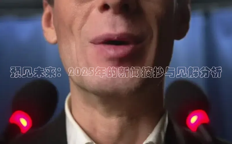 预见未来：2025年的新闻摘抄与见解分析